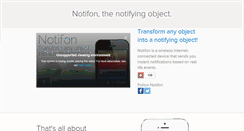 Desktop Screenshot of notifon.net